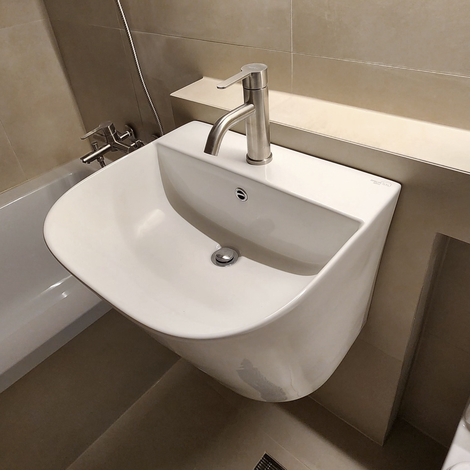 (부산 울산 양산 창원 마산 진해 장유 김해) 대림바스 일체형 세면기교체 CL-384 CL384 아덱스실리콘 마감 - 상세 이미지 5