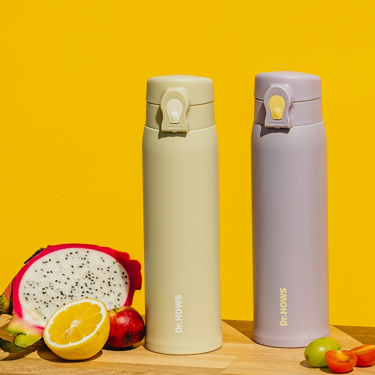 닥터하우스 아띠 원터치 보온병 (350ml/500ml) 택1 - 상세 이미지 3