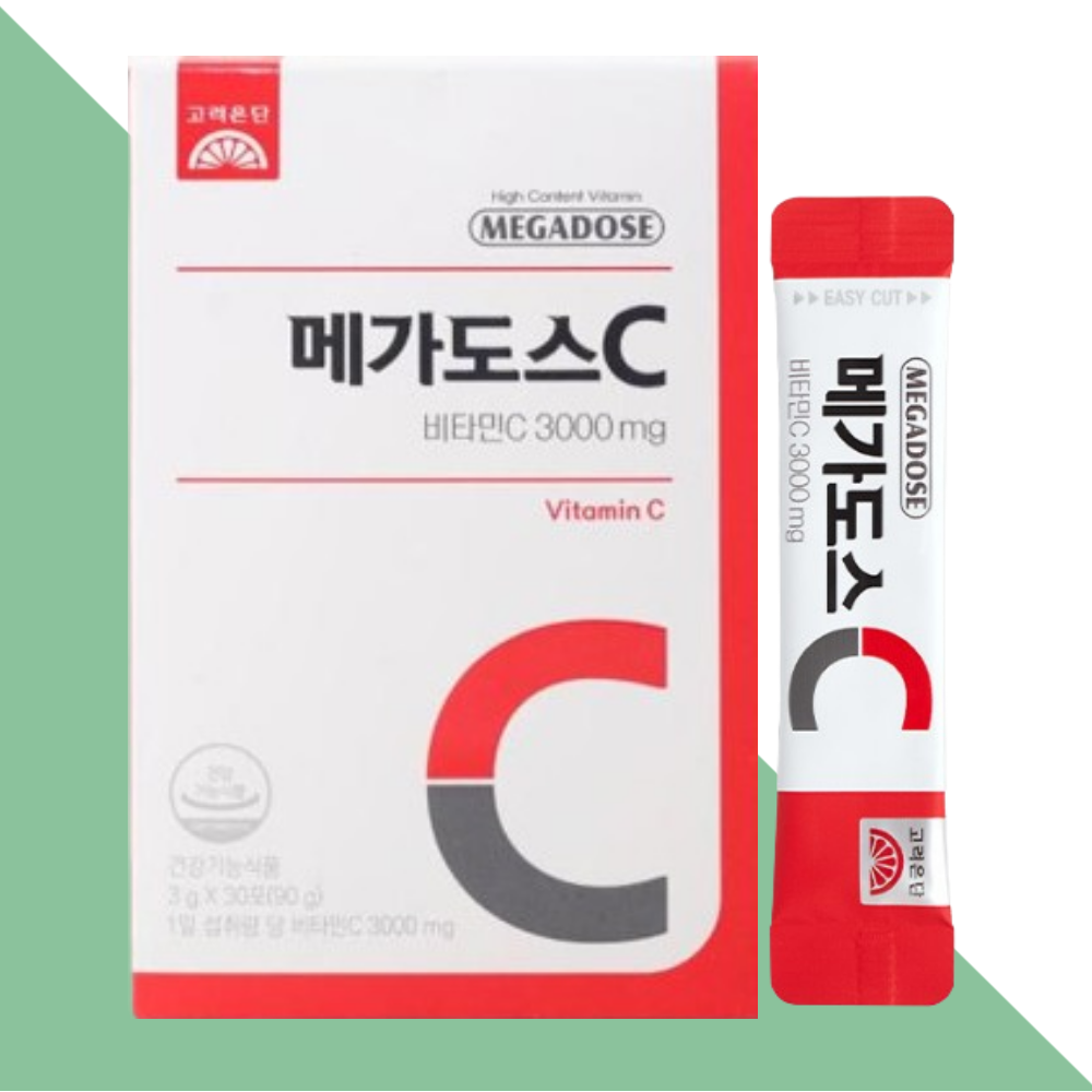 고려은단 메가도스C 3000 비타민C 비타민씨 30포X1박스 - 메인 이미지