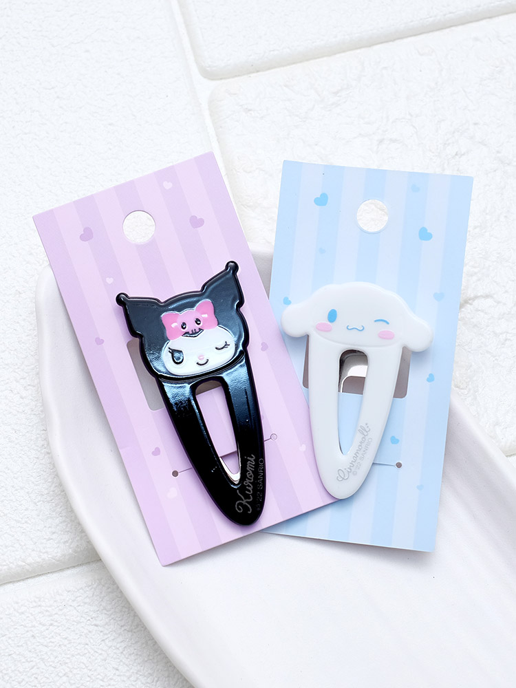 산리오 앞머리 헤어핀 마이멜로디 쿠로미 시나모롤 키티 집게핀 머리핀 - 상세 이미지 2