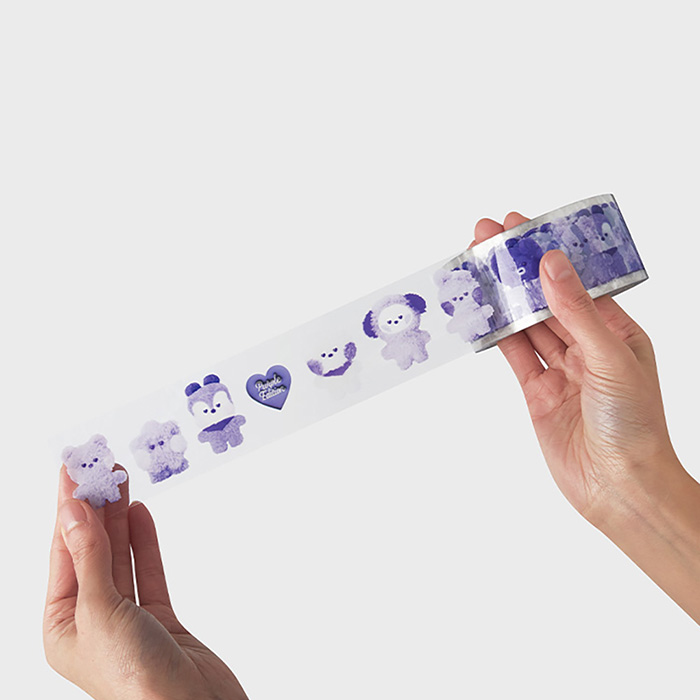 Line Friends BT21 Purple of Wish Edition Minnie Box Tape