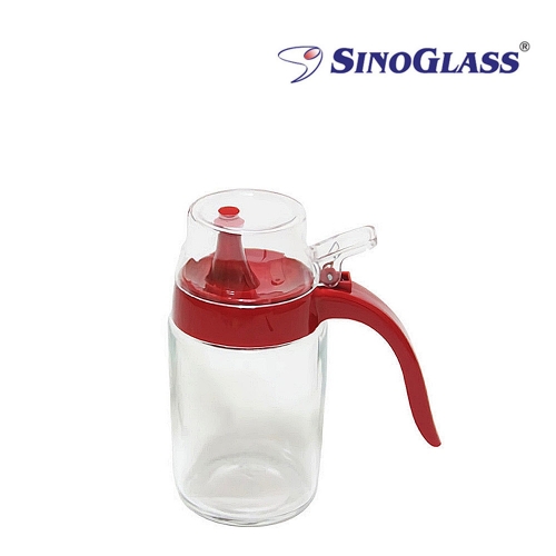 시노글라스 클로에 오일병 250ml / 500ml 소스병 원터치뚜껑 유리병 - 상세 이미지 2