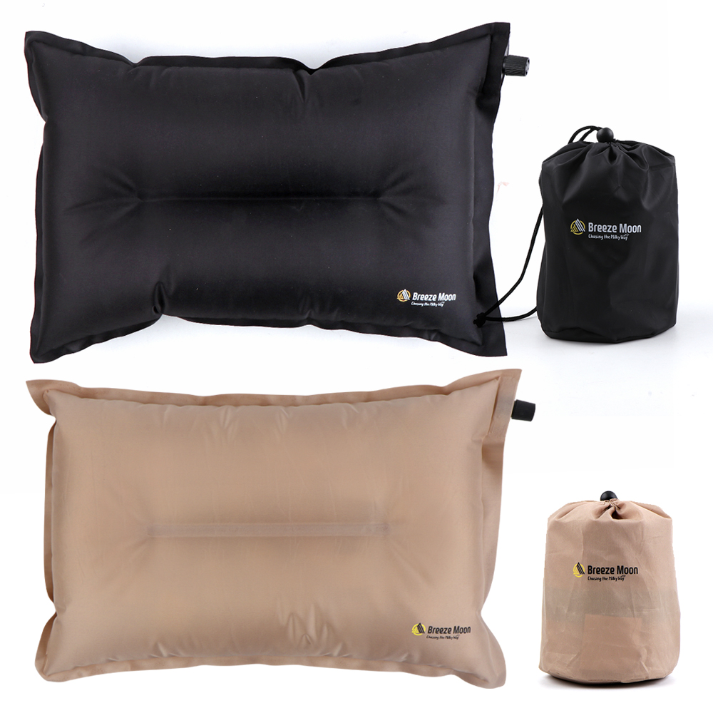 브리즈문 캠핑 베개 자충 휴대용 에어 베개 기본형 1개