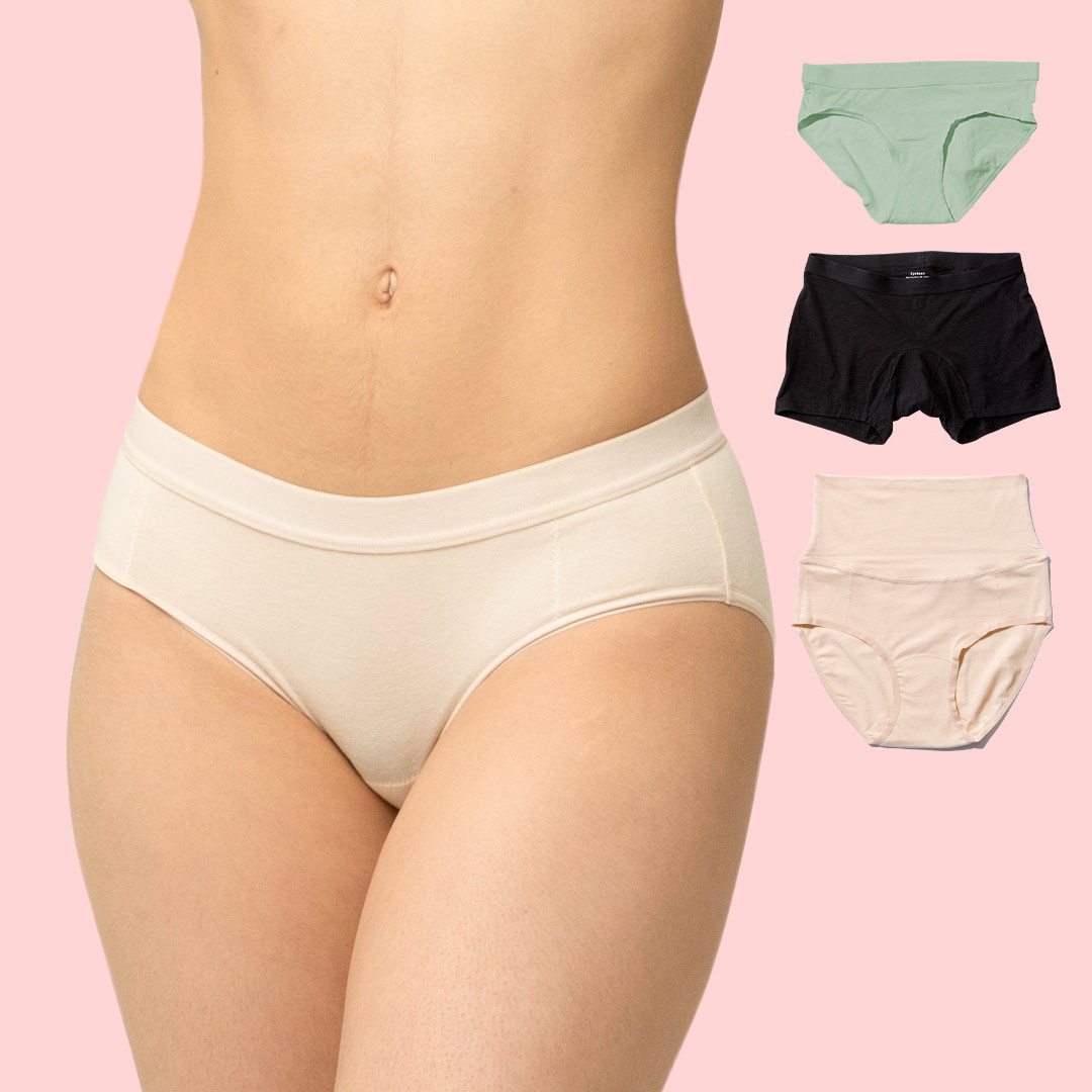 싸이클린 질염팬티 노라이너 면팬티 3종 택1 오가닉 뱀부 여성속옷 삼각 사각 하이웨이스트 제품 이미지