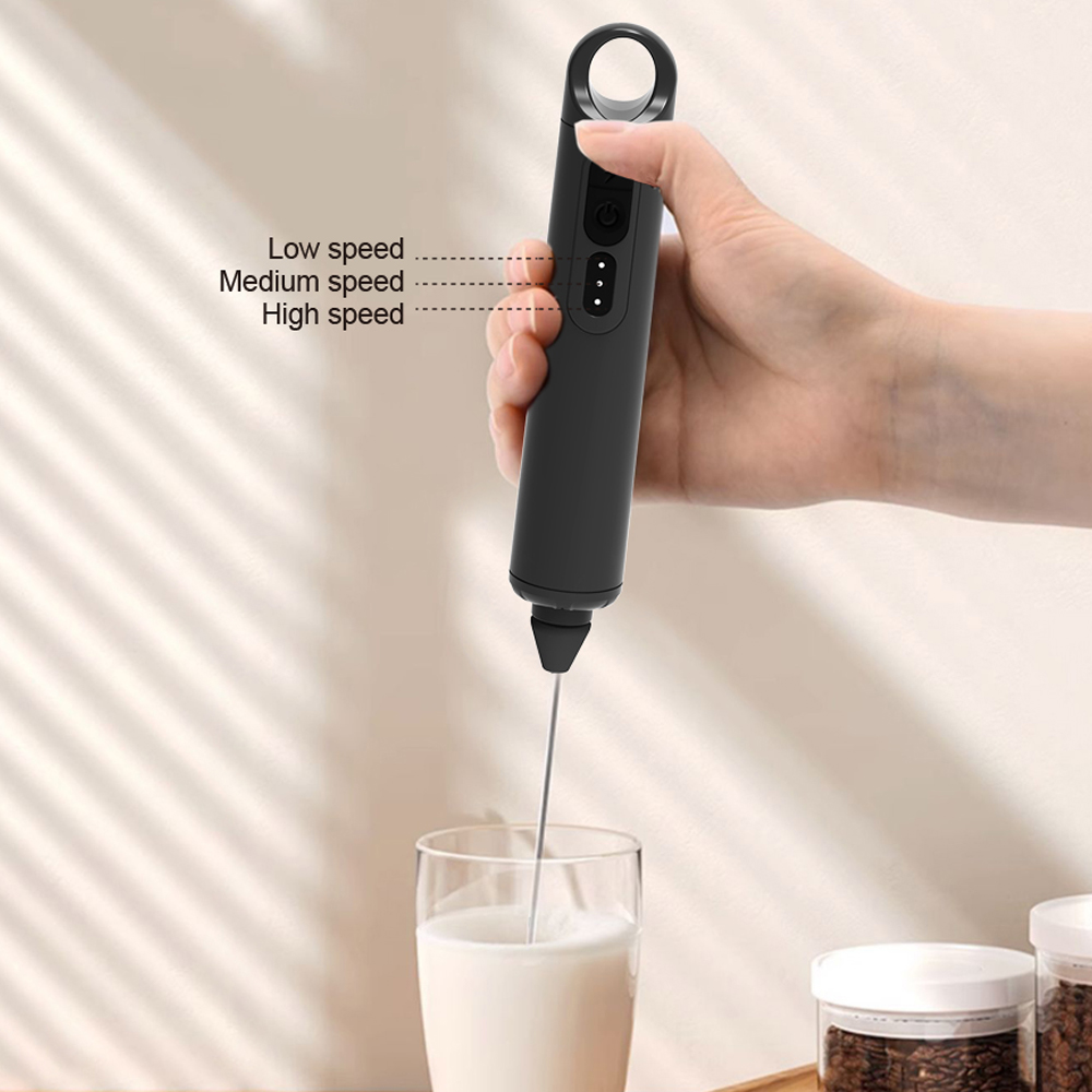 프리즈마 포터블 전동 우유거품기 무선 휘핑기 생크림 라떼아트 머랭치기 계란거품기