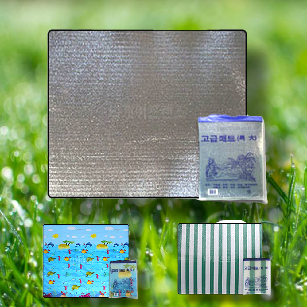 은박지돗자리 가벼운 야외용 휴대용 피크닉 방수 매트 특대형