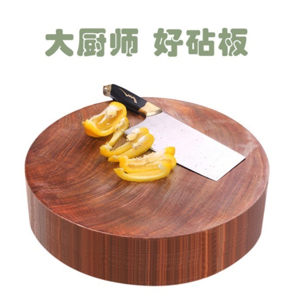 통나무 도마 수제 조리 주방 고기손질 원형 - 상세 이미지 5