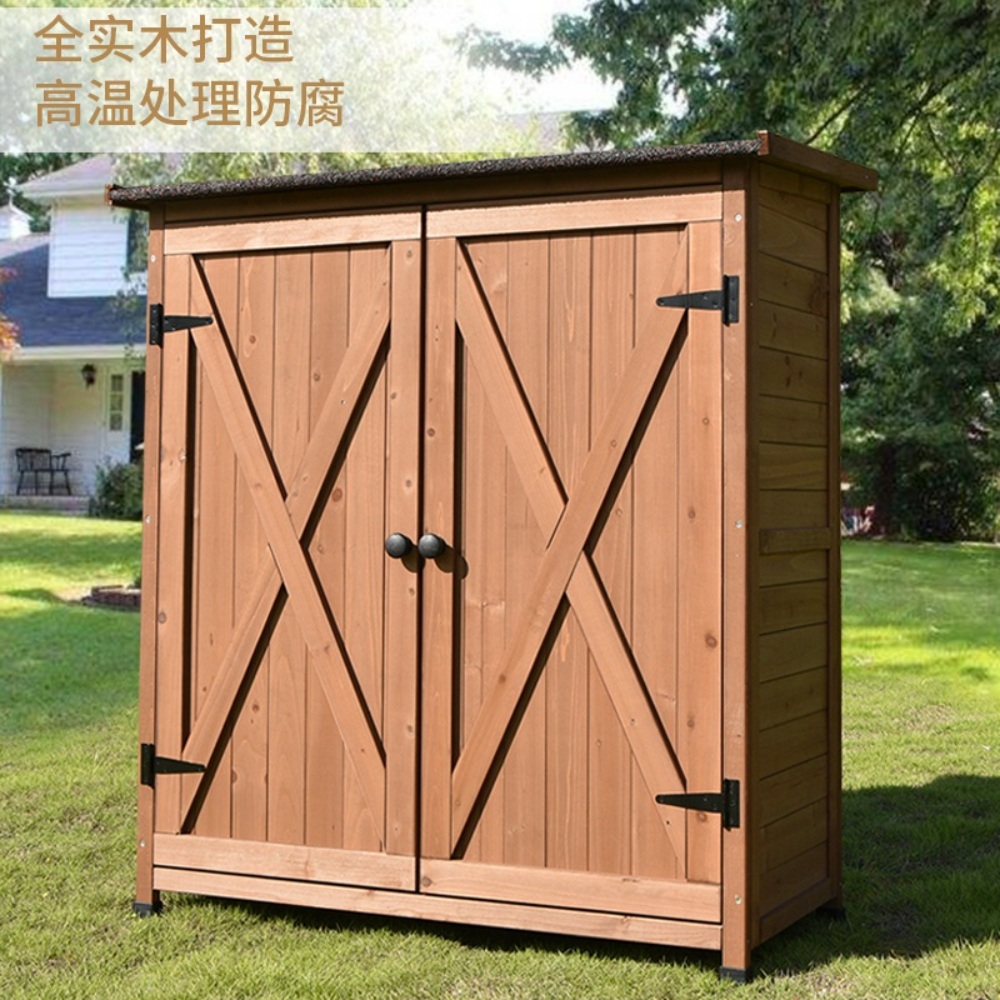 조립식 농막창고 농기구 보관함 우드 테라스 상품 이미지