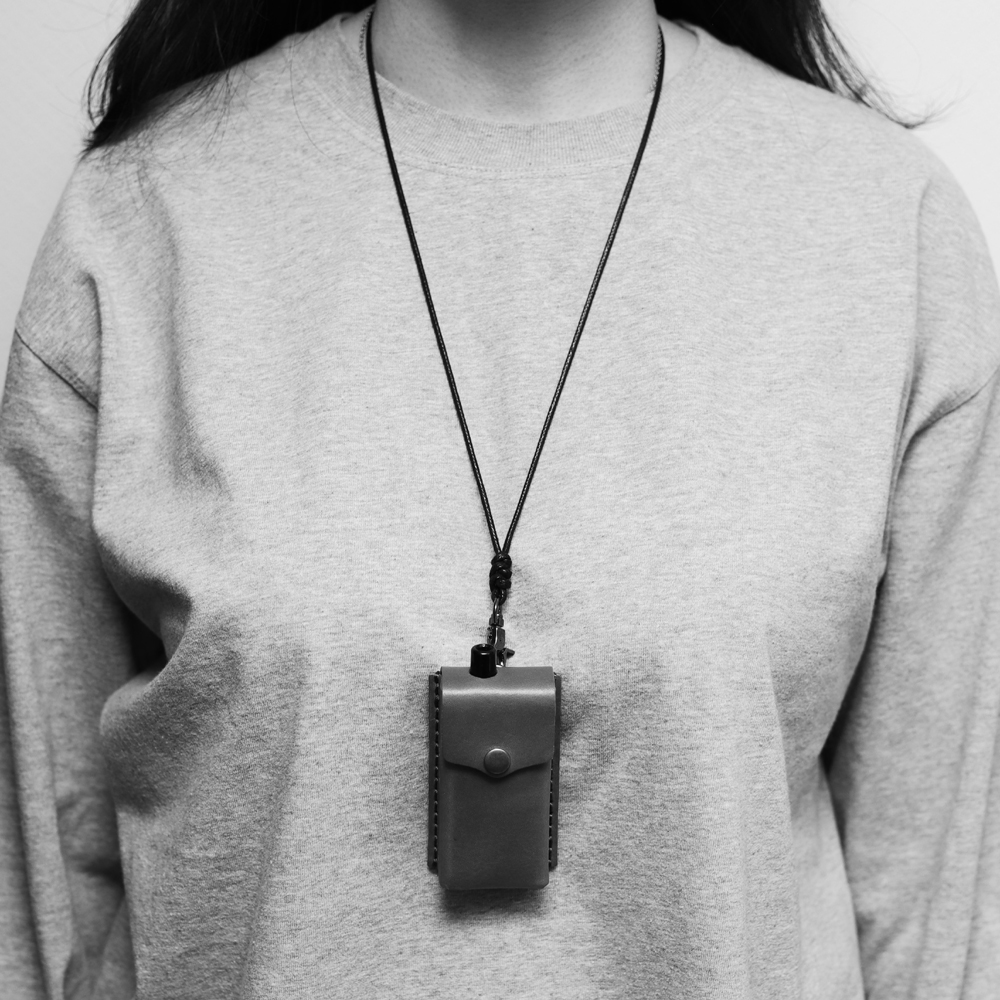 에치펠레 가죽 목걸이 젤로 맥스 케이스 커버/레이저각인무료 - 상세 이미지 2