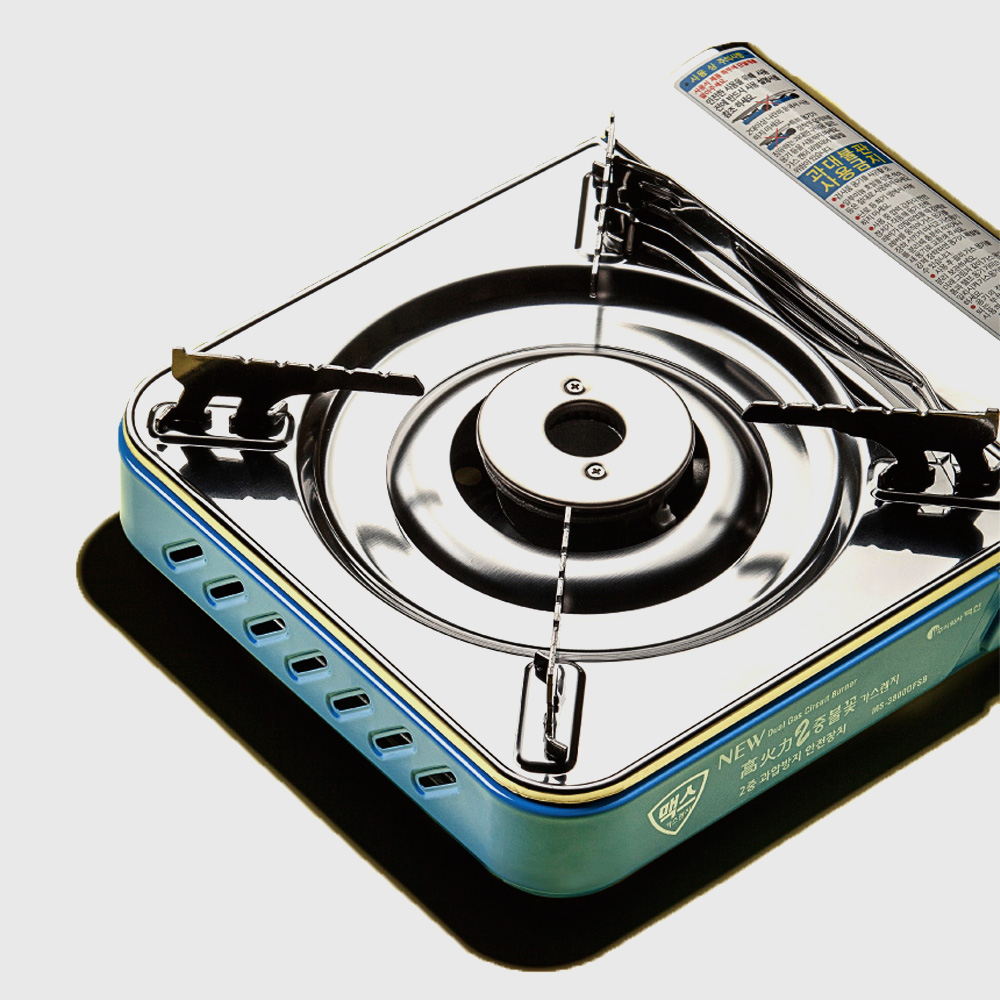 맥스 휴대용 가스렌지 고화력 트위스터가스렌지 MS-3800DFSB