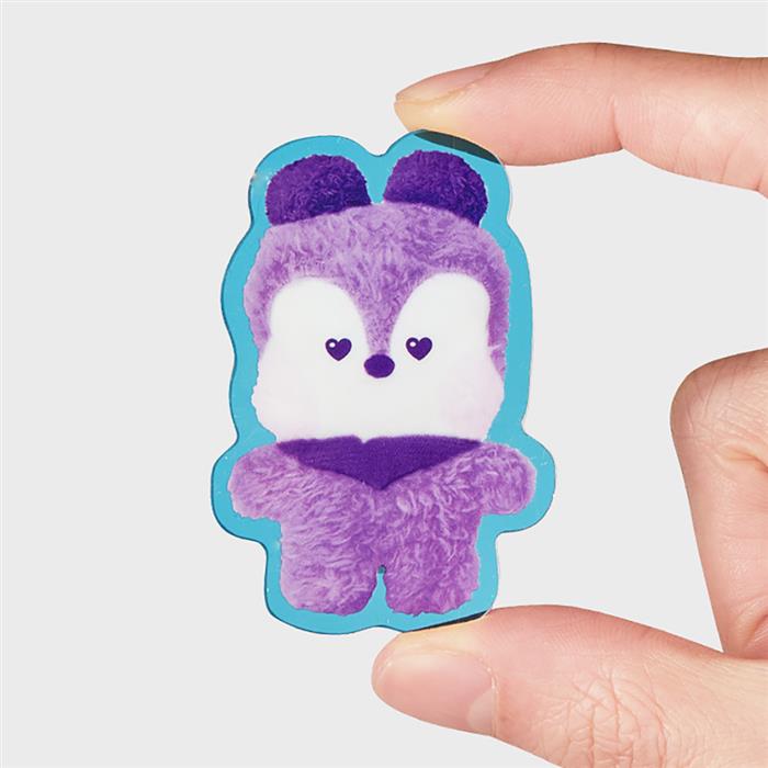 Line Friends BT21 MANG Purple of Wish Edition Minnie Acrylic Clip Magnet