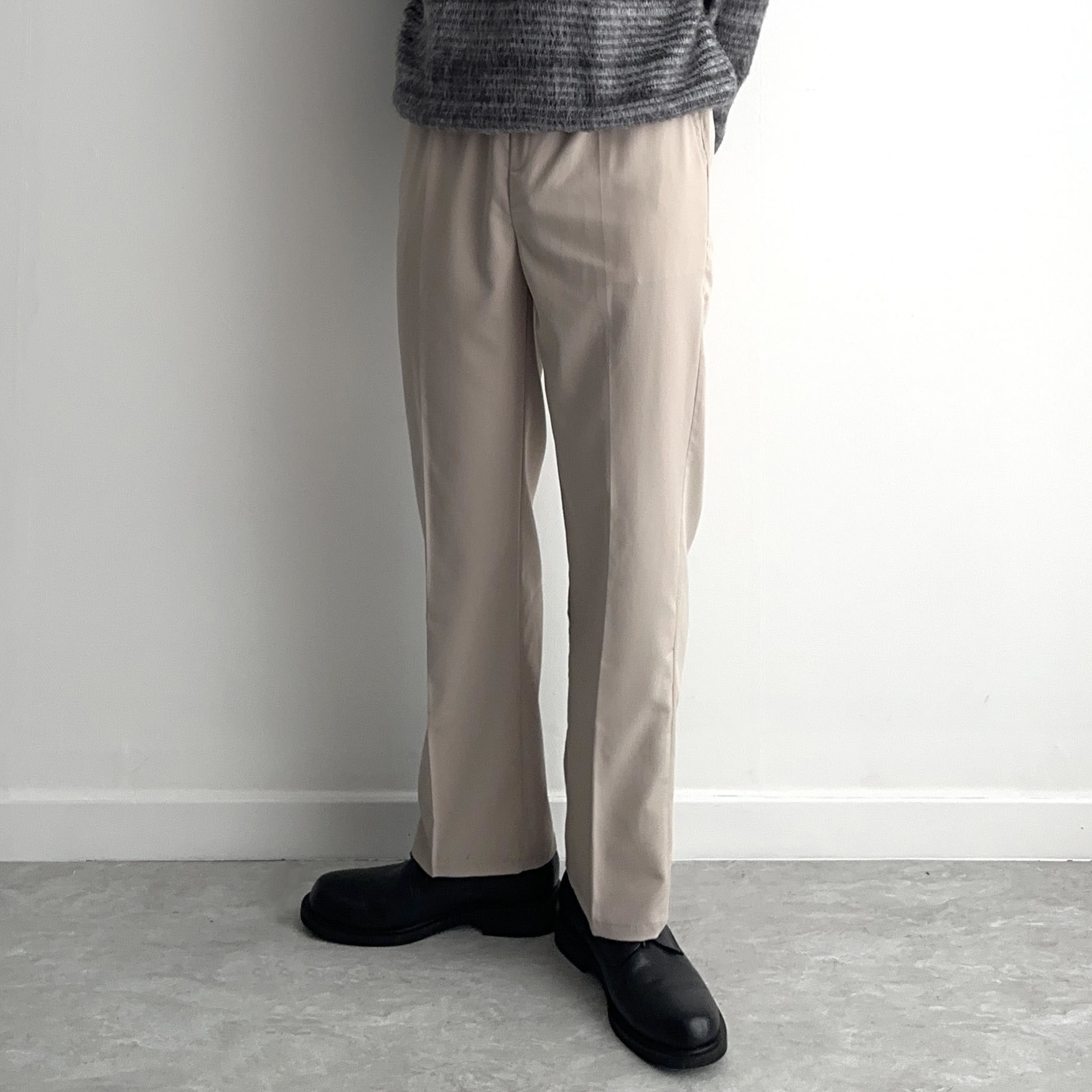 세미와이드슬랙스 테이퍼드핏 테이퍼드슬랙스 - 상세 이미지 5