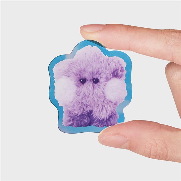 Line Friends BT21 SHOOKY Purple of Wish Edition Minnie Acrylic Clip Magnet