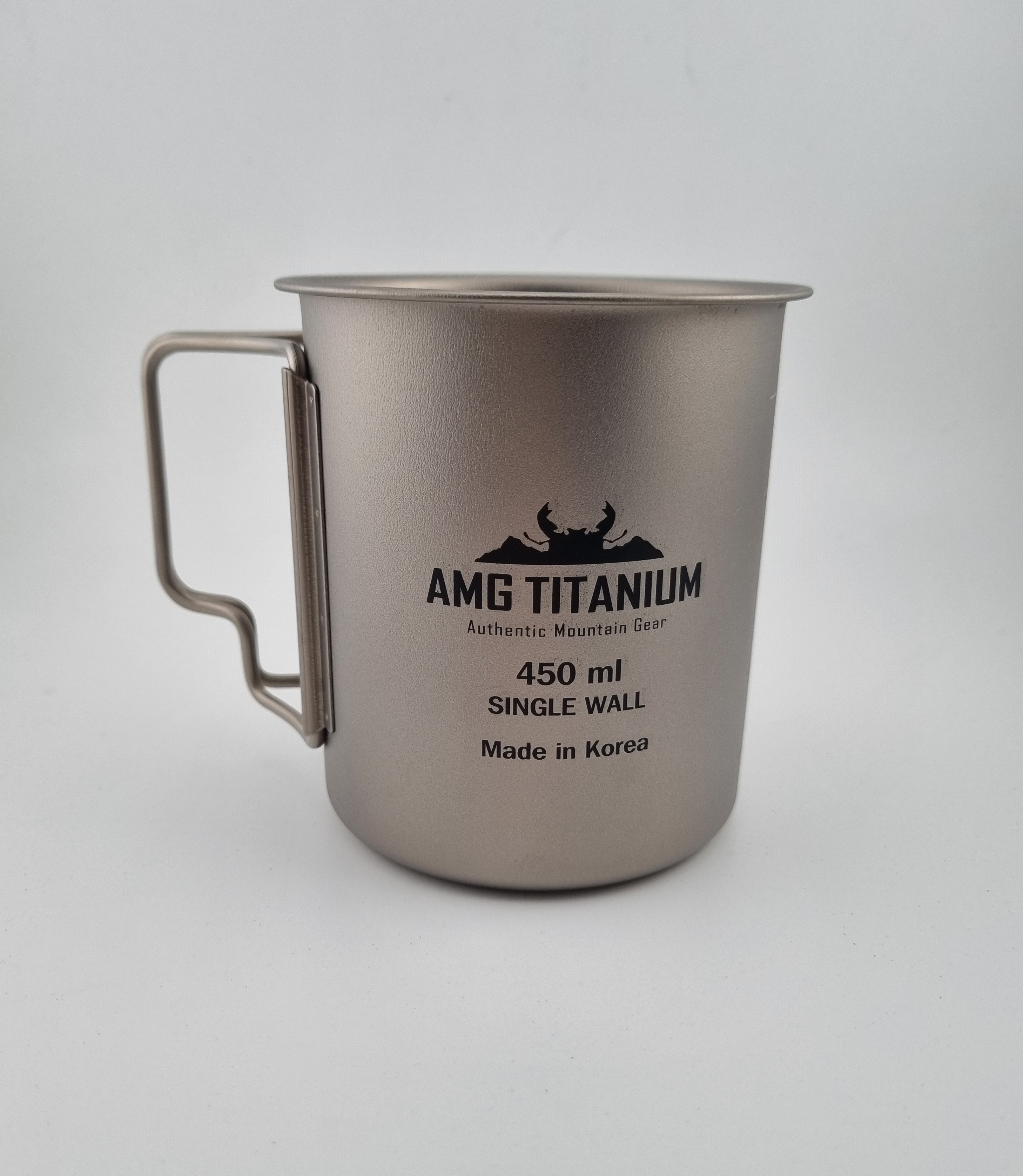 AMG티타늄 싱글월450ml 티타늄컵 백패킹컵 캠핑소주잔 - 상세 이미지 4