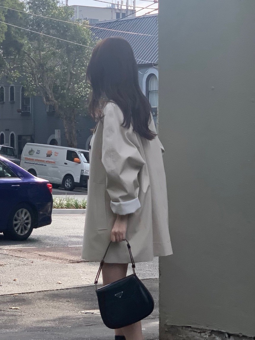 [블랙 당일] 베르가못 하프 트렌치 코트 아우터 자켓 (3color) 상세 이미지 30
