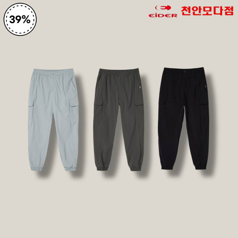 아이더 남성 등산 여름 카고 조거 우븐 팬츠