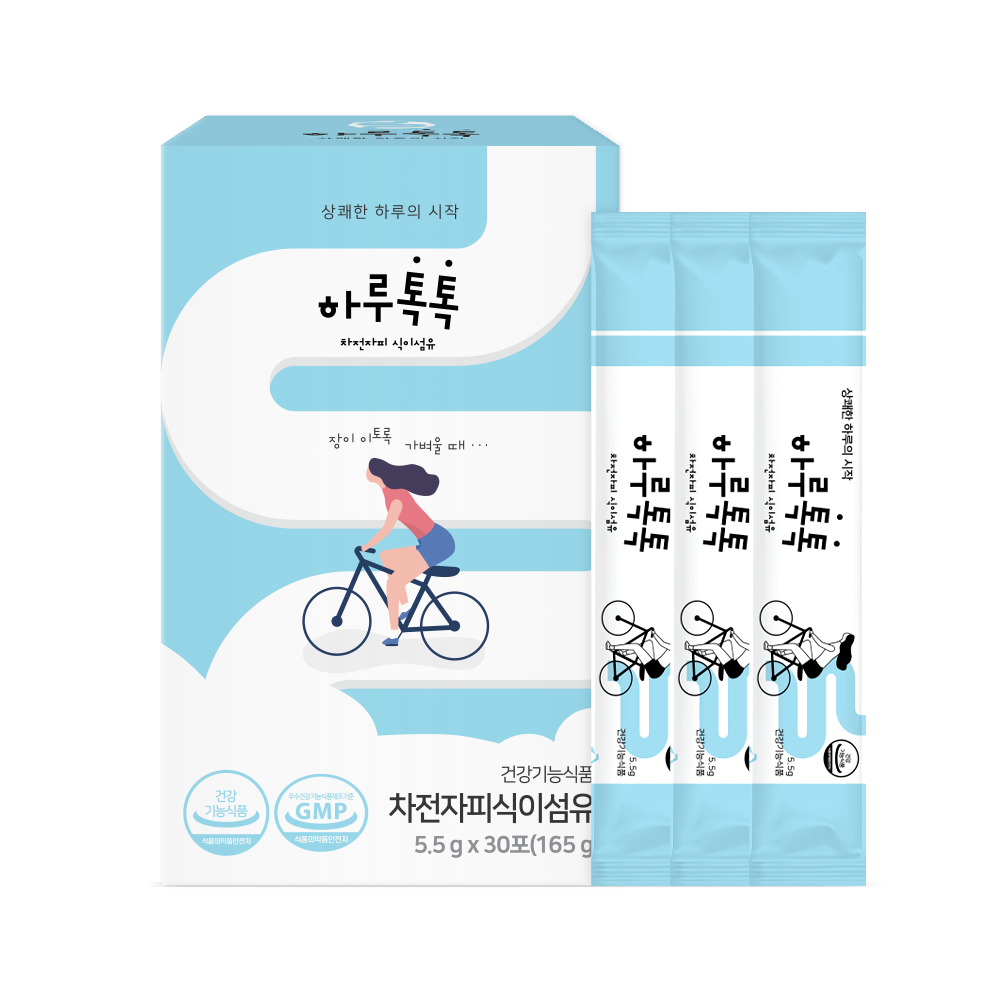 하루톡톡 차전자피환 식이섬유 변비움직빵 복부비만 30포, 30개 제품 이미지