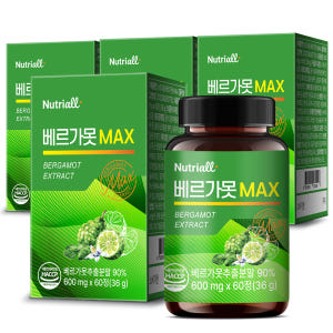 뉴트리올 베르가못 MAX 600mg x 60정 맛있게 먹은 솔직 후기 - 상품 이미지 4
