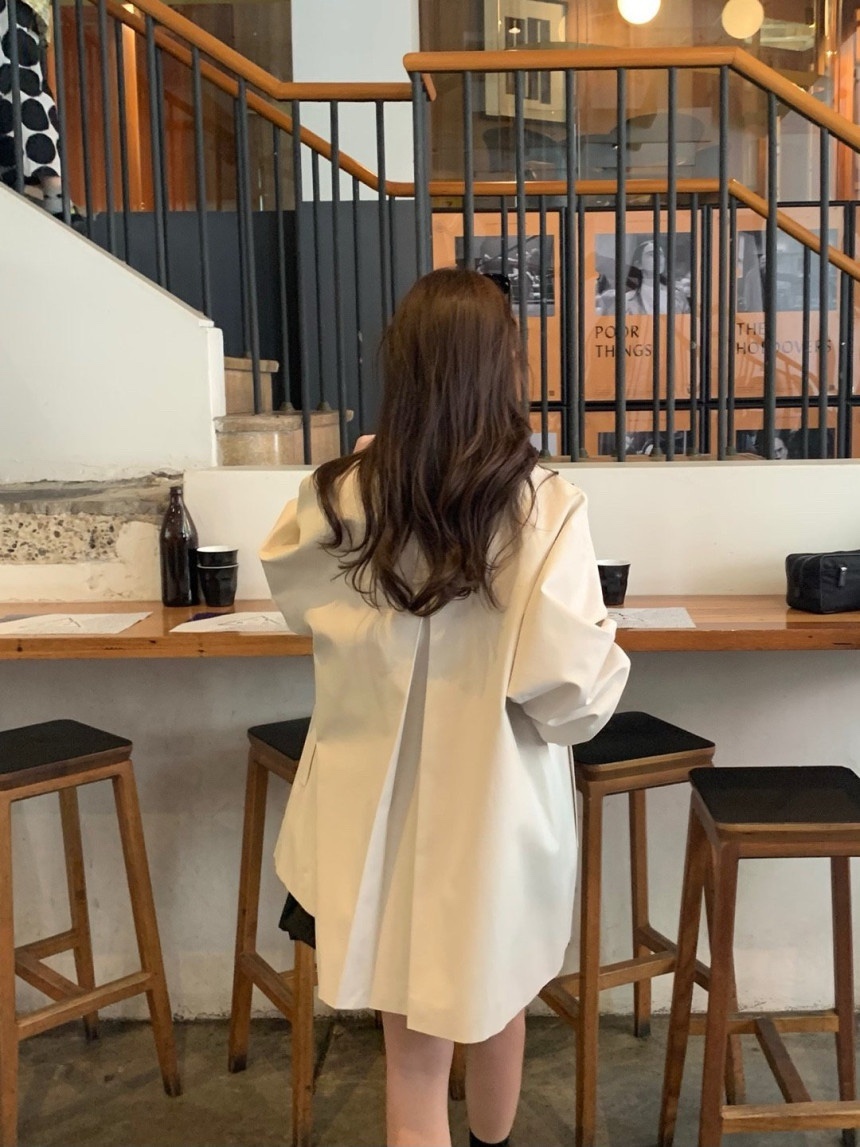 [블랙 당일] 베르가못 하프 트렌치 코트 아우터 자켓 (3color) 상세 이미지 19