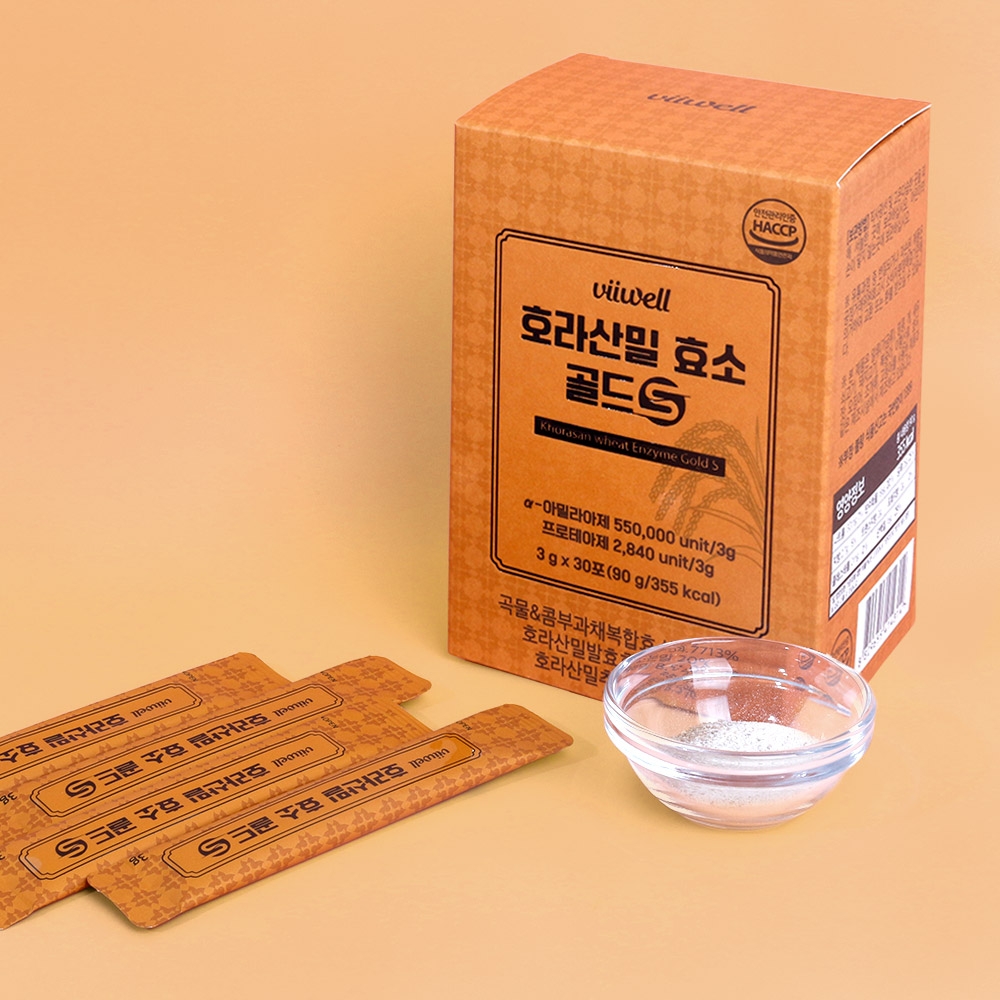 골드밸런스 카뮤트 효소 호라산밀 역가수치 소화 효소 효능 4통 약200일분 이미지 6