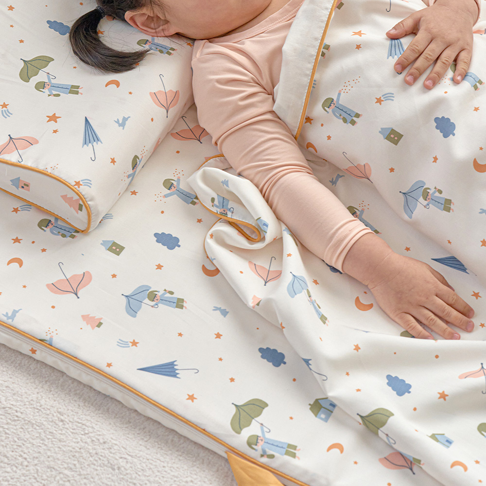 슬립스파 유아 아기 매트리스 커버 침대 토퍼 라텍스 낮잠 방수