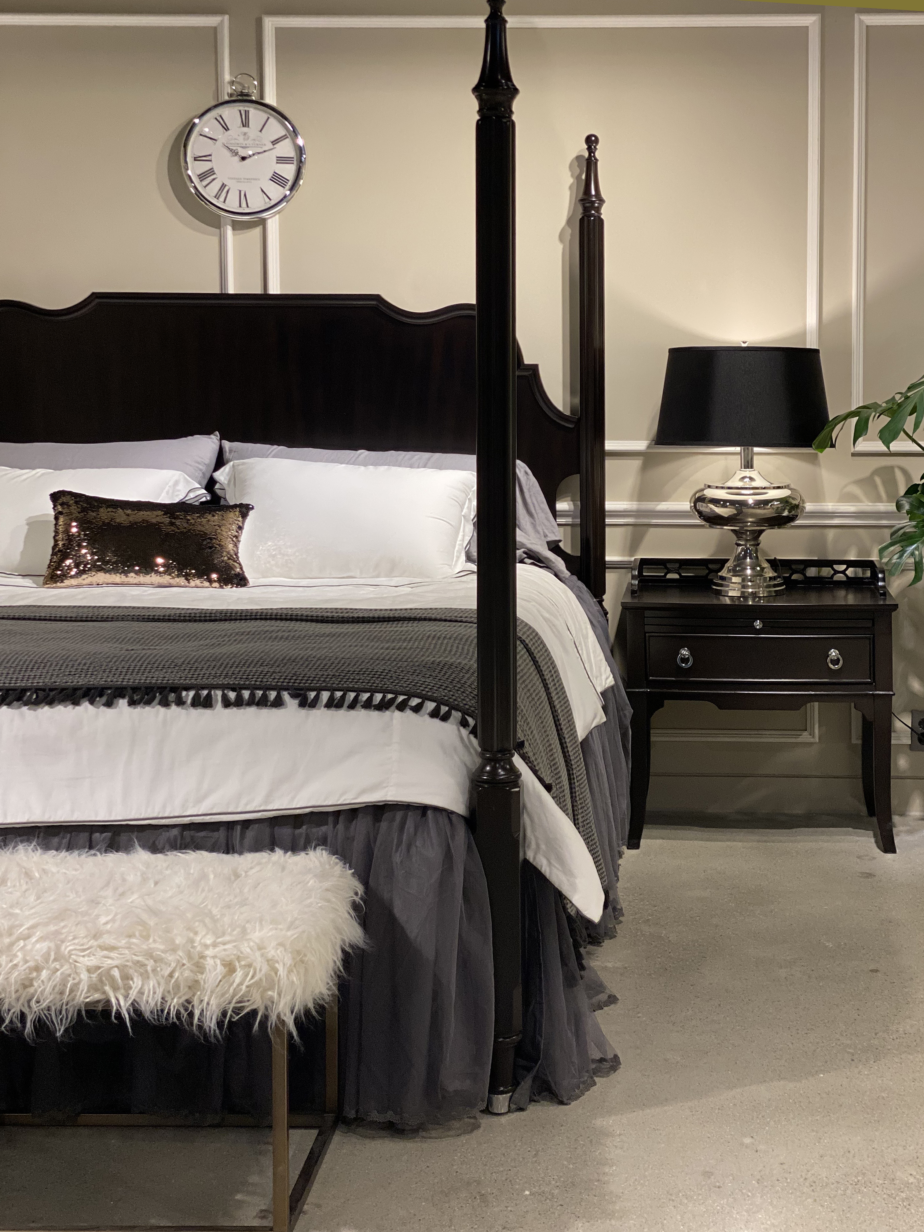 순면 누빔 사계절 이불 커버 세트 퀸 침구 화이트