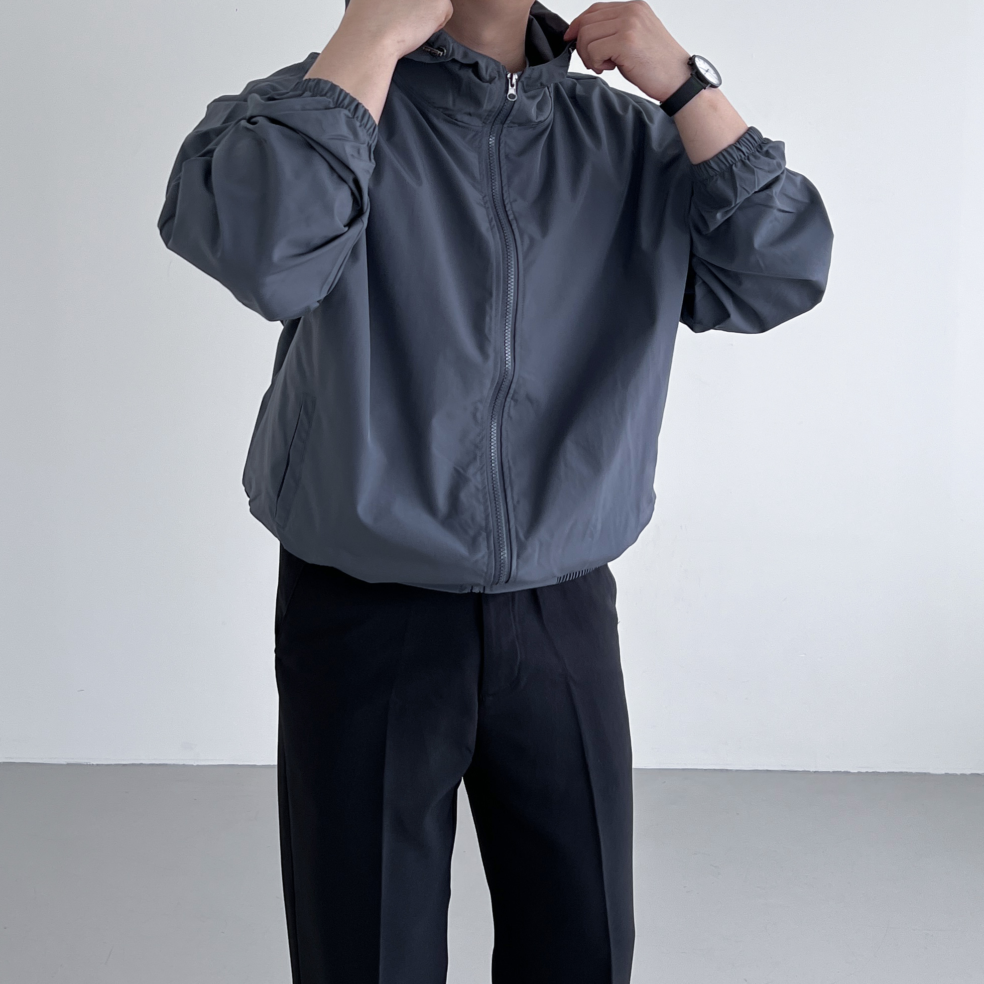 봄바람막이 러닝바람막이 얇은 후드 이미지 2
