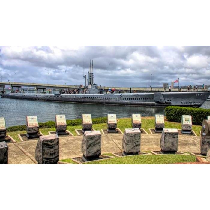 미국 하와이 오아후 호놀룰루 USS 애리조나 기념관 및 전함 미주리호 방문