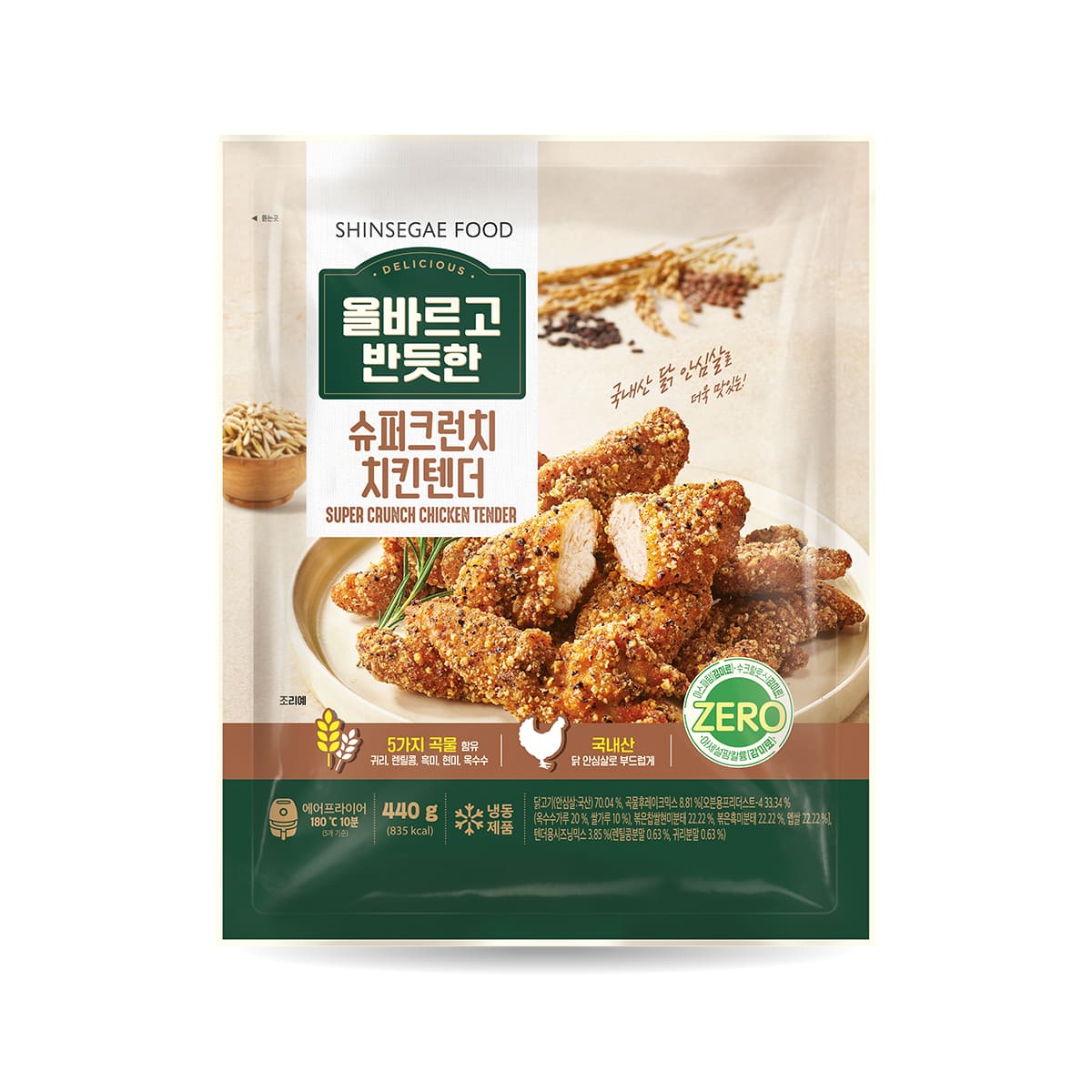 (모바일)올바르고 반듯한 슈퍼크런치 치킨텐더 440g x 3팩 - 상세 이미지 2