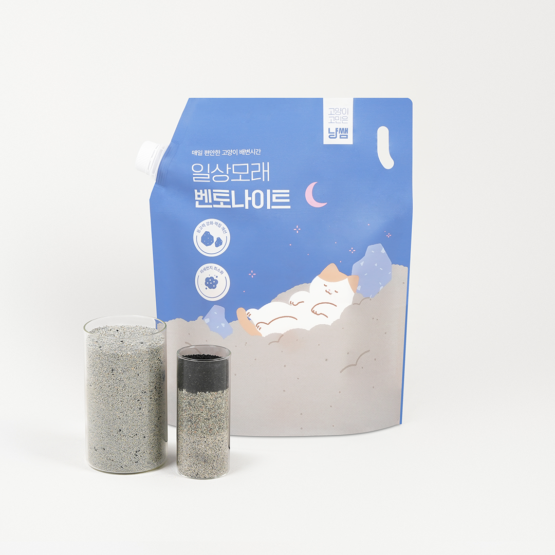 냥쌤 일상모래 벤토나이트 고양이 먼지없는모래 무향 탈취 대용량 9kg, 1개