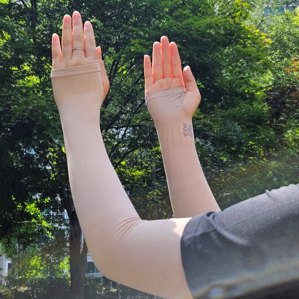 UV자외선차단 손등쿨토시 여름 냉감팔토시 스킨 살색 골프 등산 여성 남성