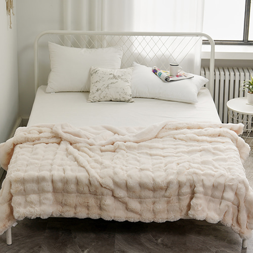 루시 고급밍크 극세사 슈퍼싱글 겨울 이불 발열 기능성 - 상세 이미지 3