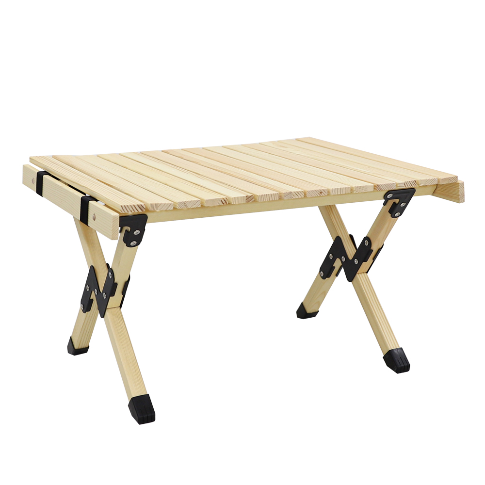 카르닉 캠핑 테이블 파인 우드 롤 테이블 쿨러스탠드 PI-FCT002