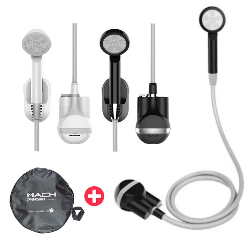 휴대용 캠핑 샤워기 간이 야외 무선 충전식 캠핑카