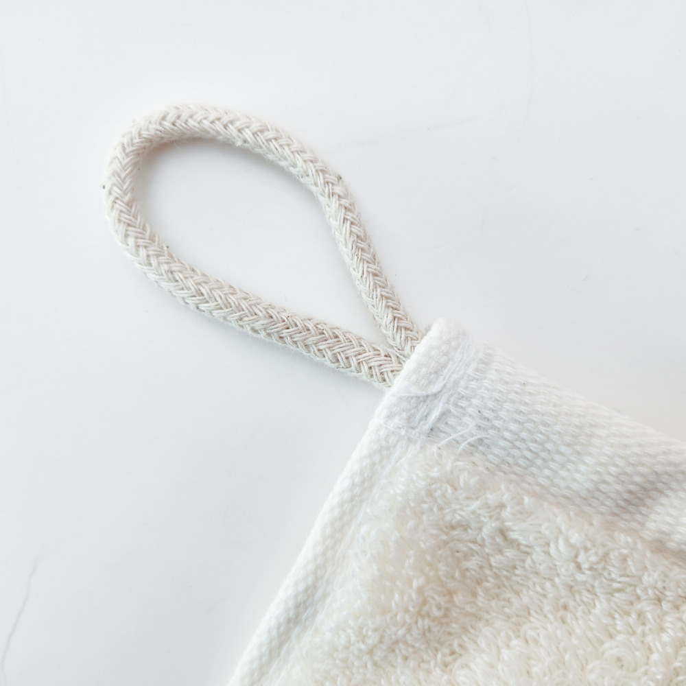 [고품질]어린이집손수건 이름자수 고리수건  40수 어린이집준비물