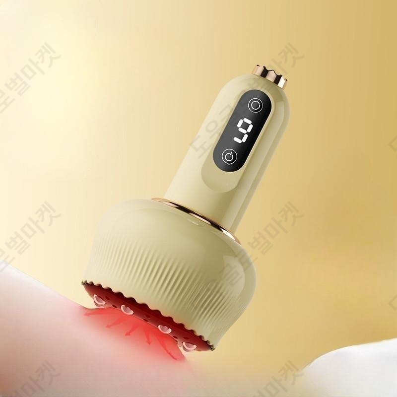 진동마사지기 바디 괄사 가정용 뱃살 림프순환 턱 - 상세 이미지 2