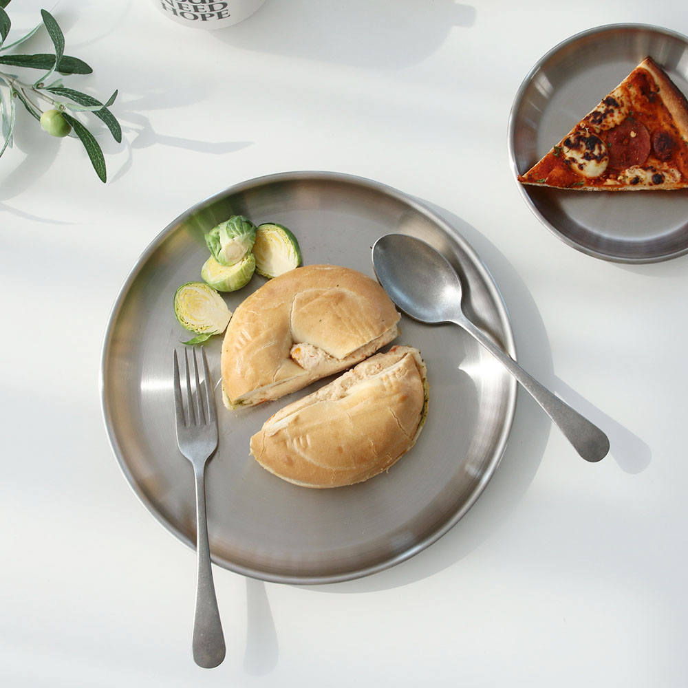 꿈꾸는키친 스테인레스 플레이팅 스텐 앞접시 5size - 상세 이미지 4
