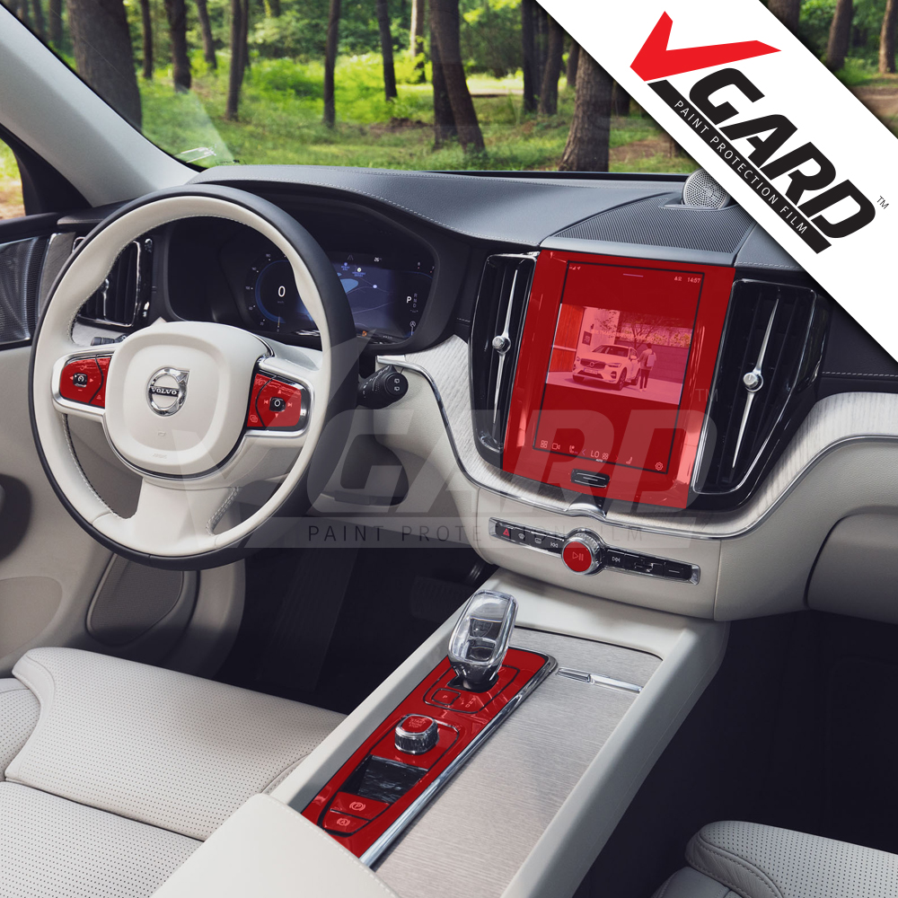 볼보 XC60 실내PPF 블랙하이그로시 생활보호필름 브이가드 - 메인 이미지
