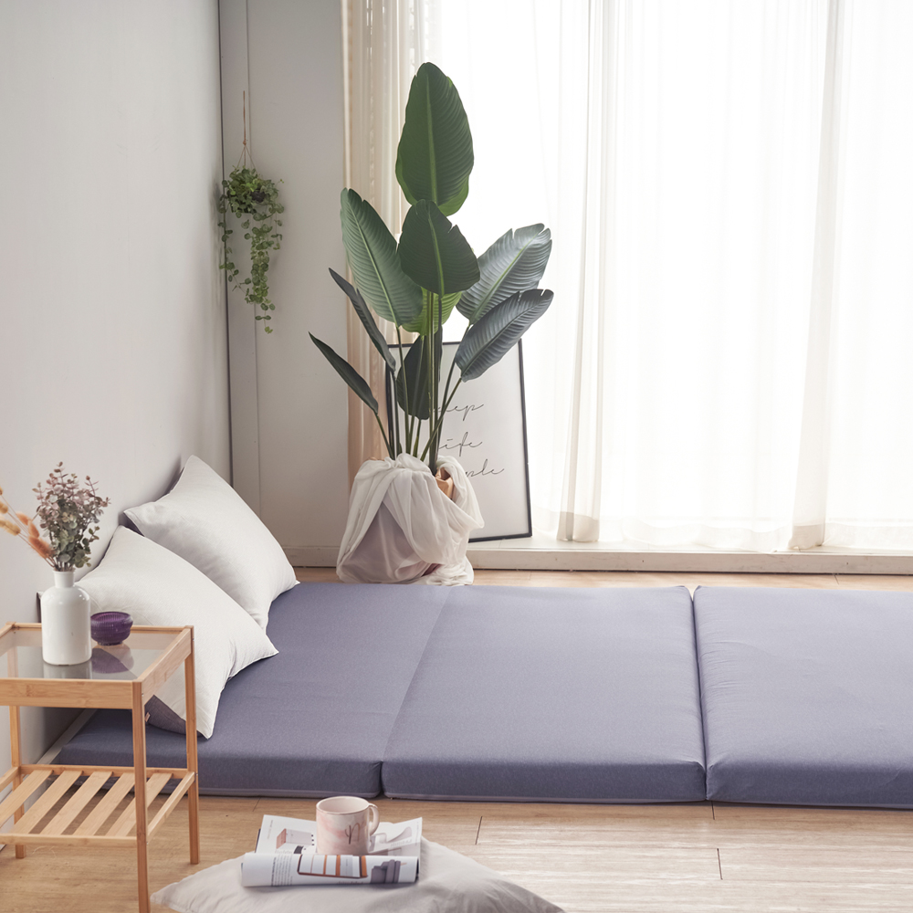 더베딩샵 하이퍼 알러지케어 탄성 압축 3D 3단 접이식 토퍼 S, Q