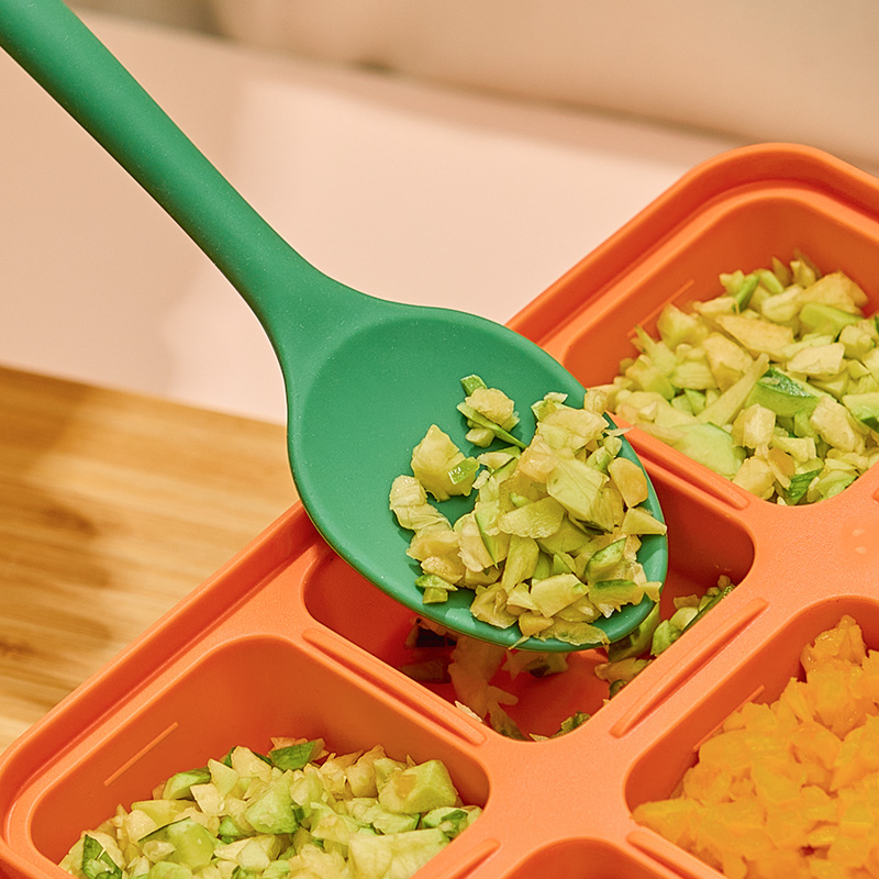 잼먹 초기 이유식조리도구 준비물 5종세트 믹스컬러A