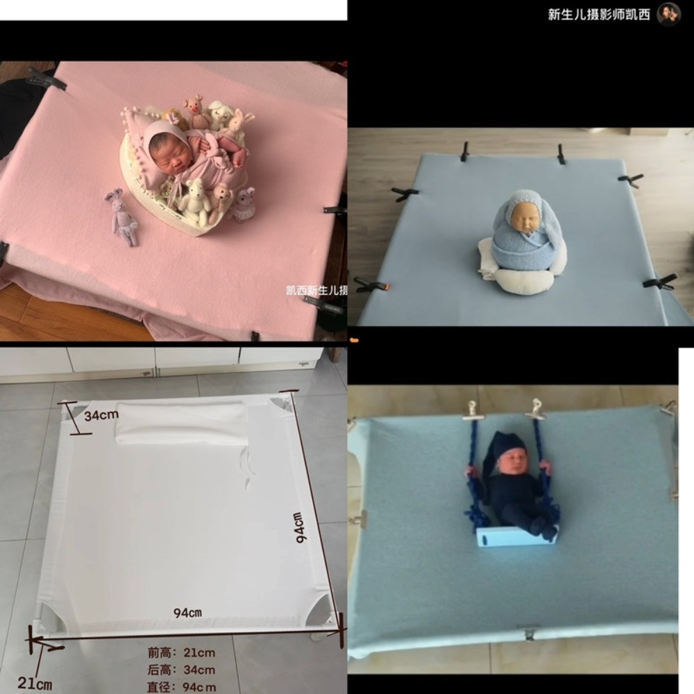 백일사진 테이블 소품 보드 분리형 스탠드 부품 - 상세 이미지 2