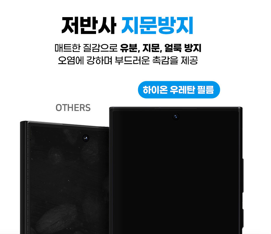 갤럭시S24 플러스 사생활 보호필름 지문방지 매트 풀커버 - 상세 이미지 3