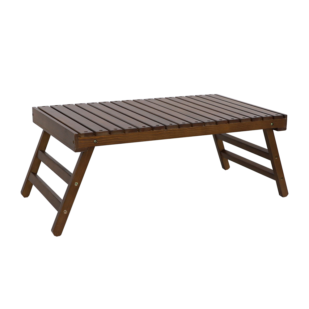 카르닉 캠핑 테이블 접이식 쿨러스탠드 원목 PI-FCT001