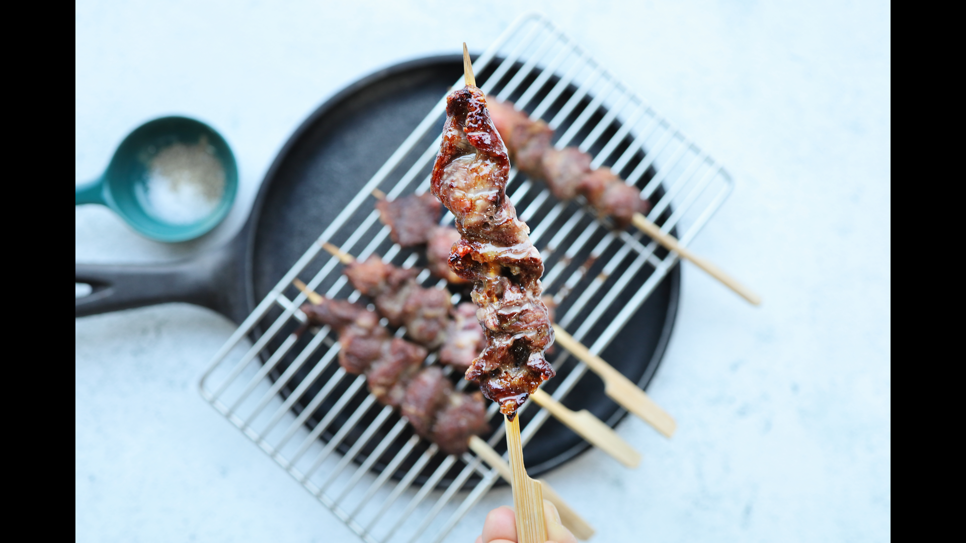 양떼푸드 한돈 갈매기살 꼬치구이 캠핑 바베큐 세트 400g 이미지 7
