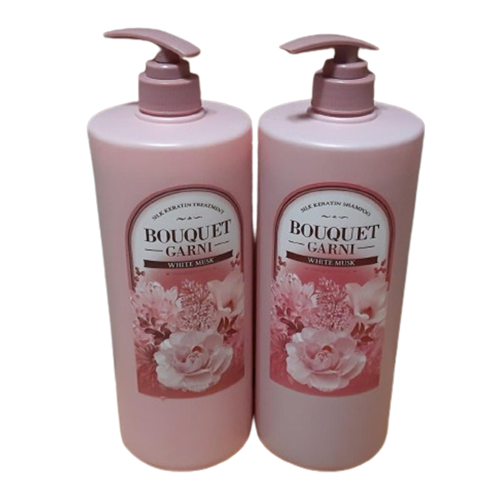 부케가르니 실크 케라틴 트리트먼트 화이트머스크 1500ml 2개 : 감동이퐁당