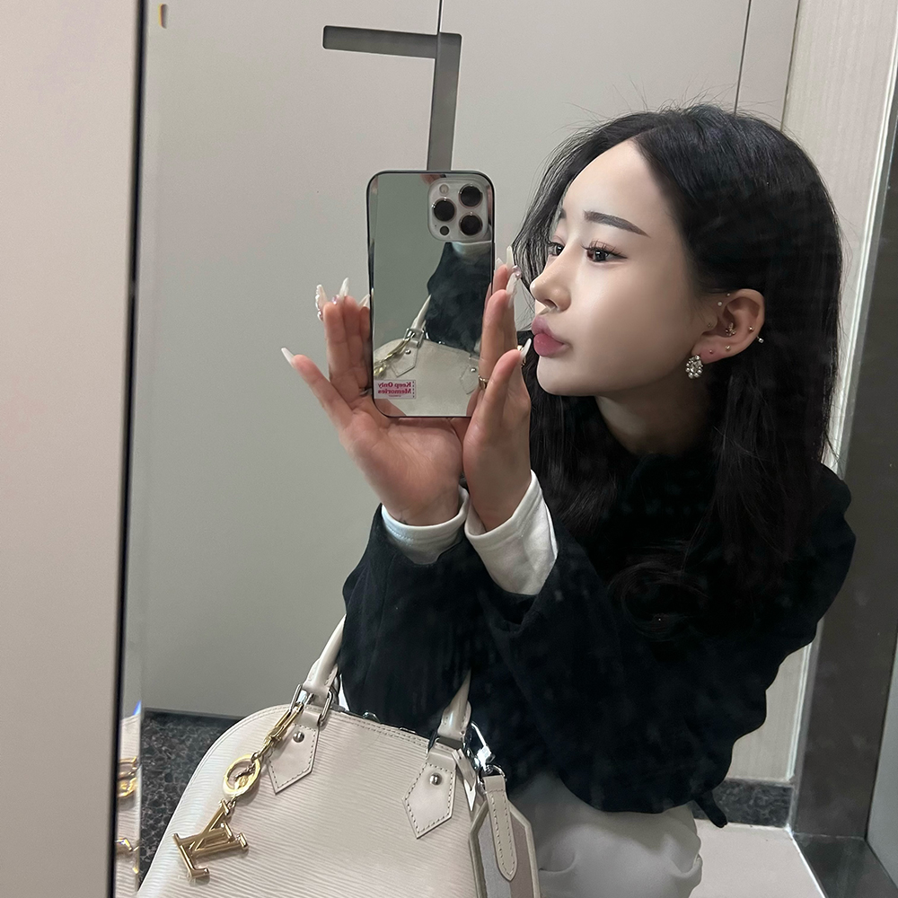아이폰12 케이스 미러 라벨 범퍼 거울 - 상세 이미지 4