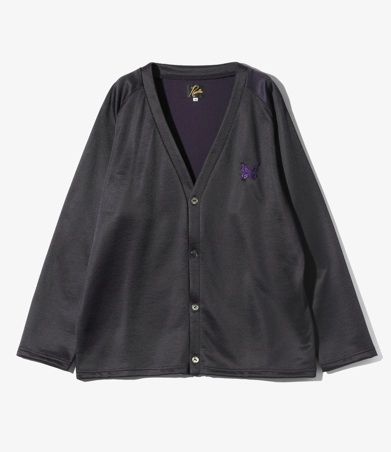 니들스 V넥 가디건 C/PE BRIGHT JERSEY NEEDLES 이미지 3