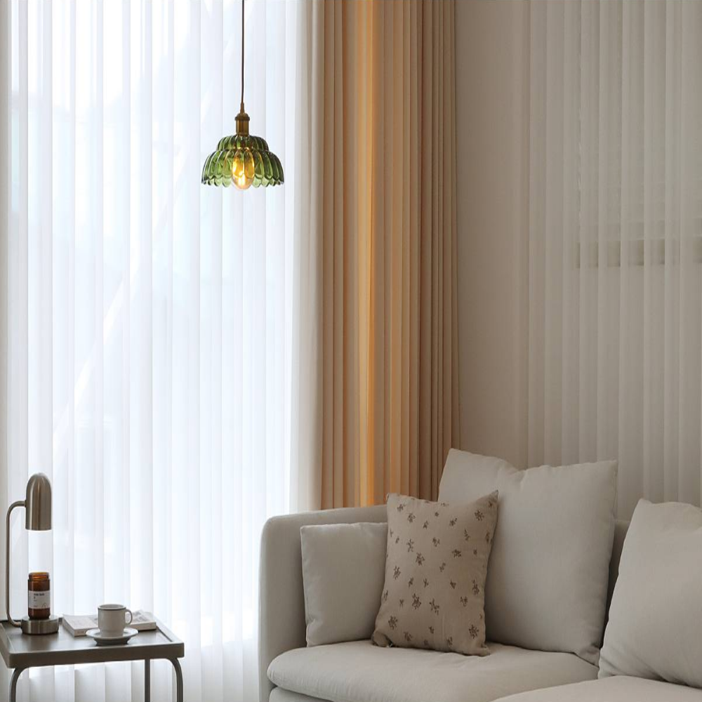 KS인증/당일발송 북유럽식탁등 LED 레일 펜던트 갓등 유리 4인 식탁등 투명/직부형