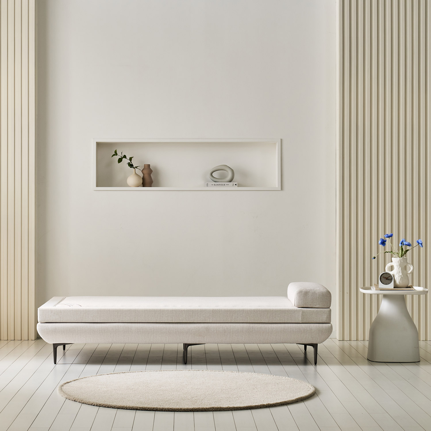 가보건강침대 황토 세라믹볼 흙침대 세라믹스 돌침대 데이베드 싱글 패브릭 S미떼SE