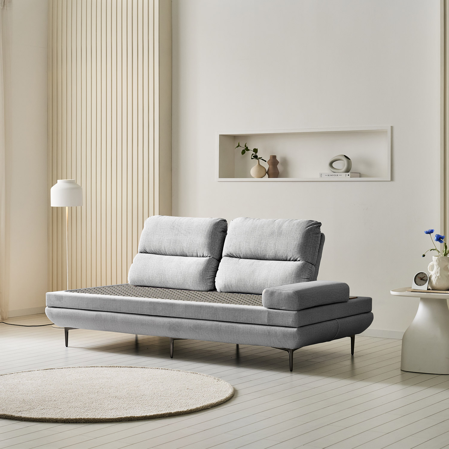 가보건강침대 황토 세라믹볼 흙침대 세라믹스 돌침대 데이베드 싱글 패브릭 S미떼SE